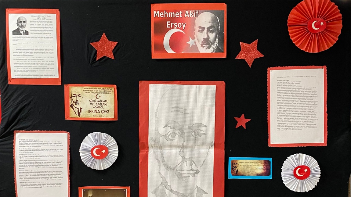 Milli Şairimiz Mehmet Akif ERSOY`un 88.Ölüm Yıl Dönümü